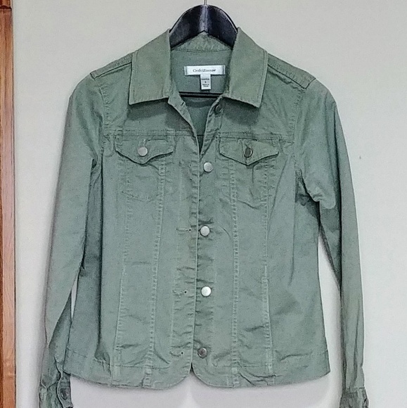 croft & barrow Jackets & Blazers - Olive Green Jacket